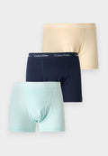 Calvin Klein Underwear 3 PACK - Trunks - shoreline/vanilla custard/glacier