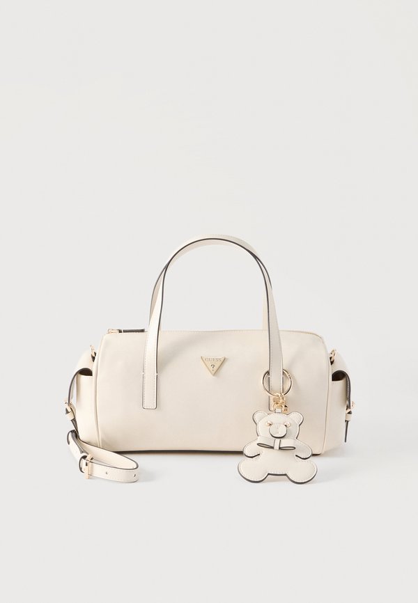 Guess KASSIE SMALL BOX SATCHEL - Handbag - off white