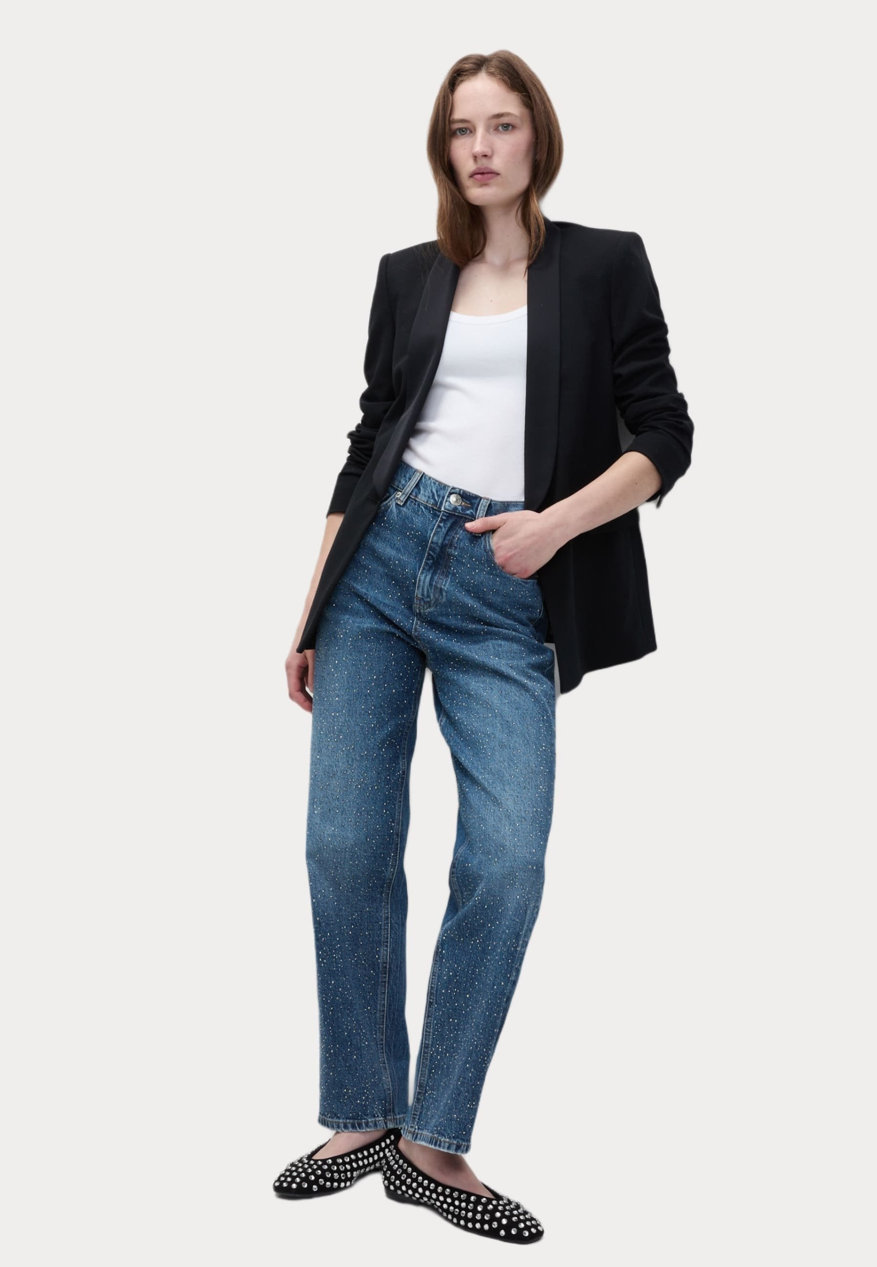 Marks & Spencer EMBELLISHED HIGH WAISTED