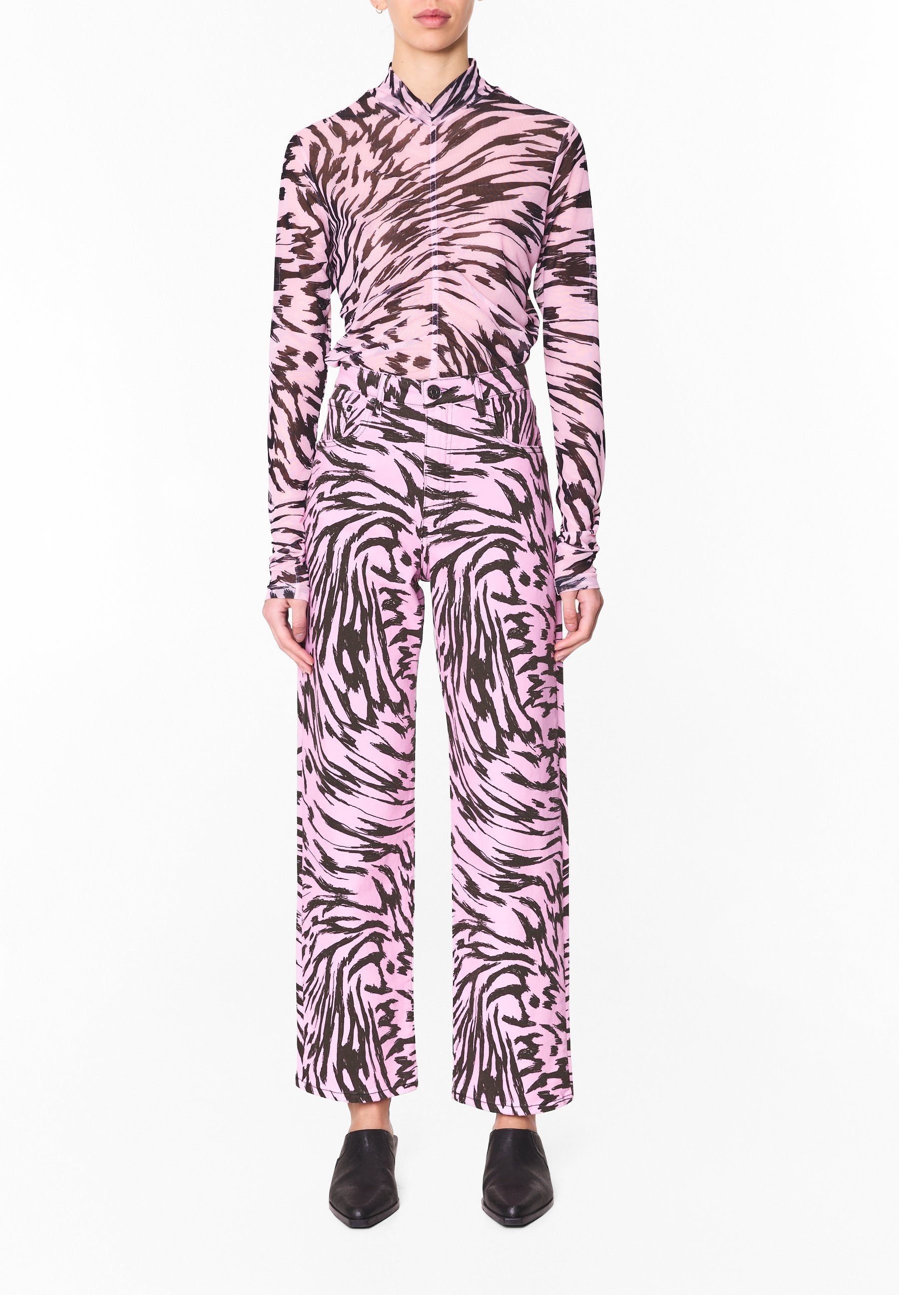 BIMBA Y LOLA STRAIGHT CROPPED - WING PRINT
