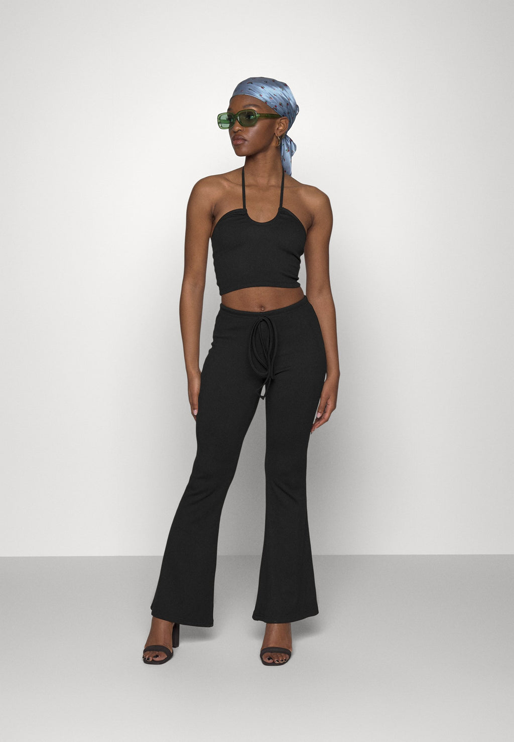 South Beach Petite PLUNGE HALTERNECK