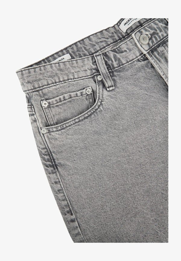 Jack & Jones ALEX COOPER - Denim shorts - grey denim