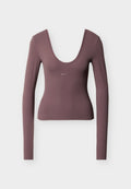 Nike Performance ZENVY - Long sleeved top - tattoo/white