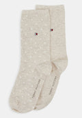 Tommy Hilfiger WOMEN SOCK 2 PACK - Socks - light beige melange