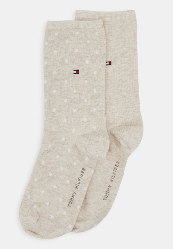 Tommy Hilfiger WOMEN SOCK 2 PACK - Socks - light beige melange