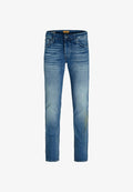 Jack & Jones Slim fit JJIGLENN JJICON CJ 357 50SPS NOOS - Jeans Tapered Fit - blue denim