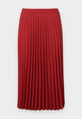PLEATED TWILL MIDI SKIRT Media 1