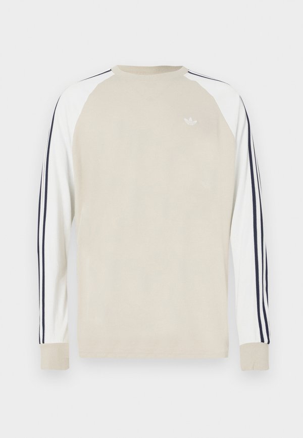 adidas Originals Long sleeved top - stone khaki/off white