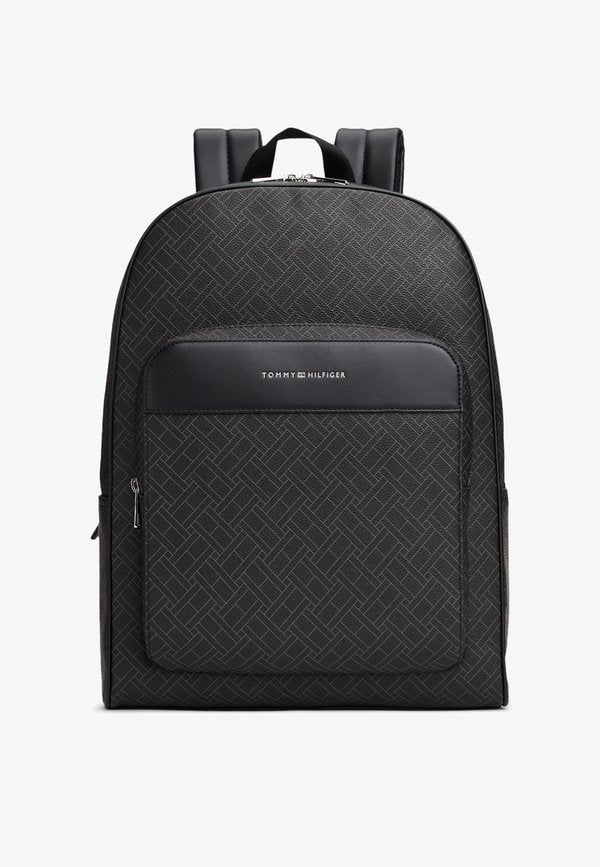 Tommy Hilfiger FLAG MONOGRAM - Rucksack - black
