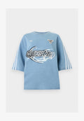 adidas Originals TEE - Print T-shirt - light blue