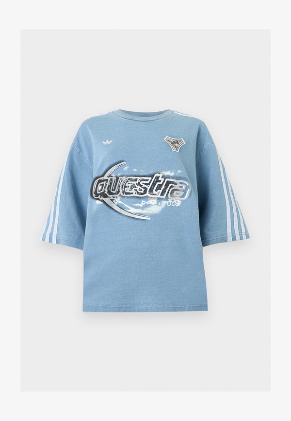 adidas Originals TEE - Print T-shirt - light blue