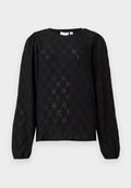 VILA VIASTA O-NECK L/S TOP - NOOS