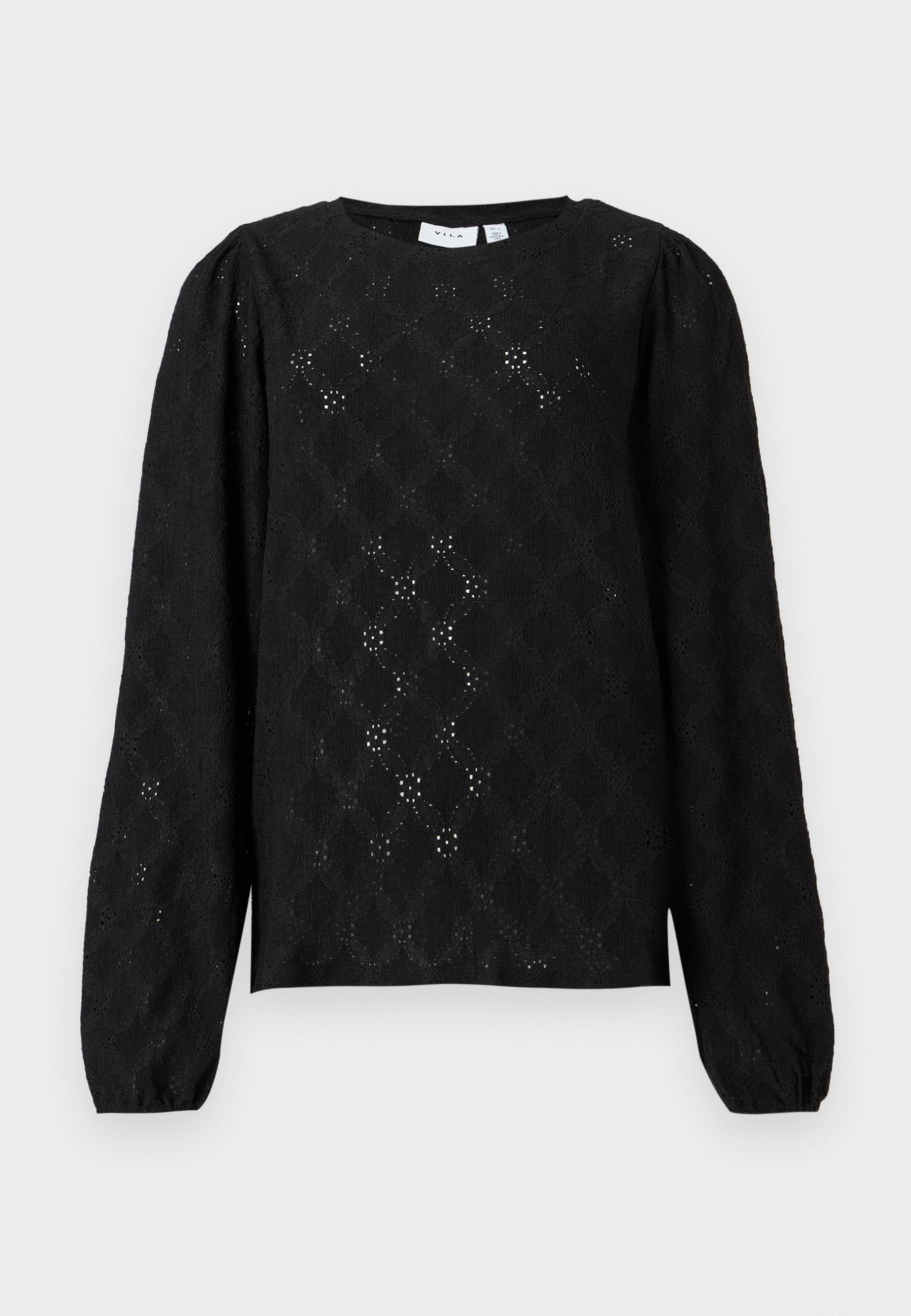 VILA VIASTA O-NECK L/S TOP - NOOS