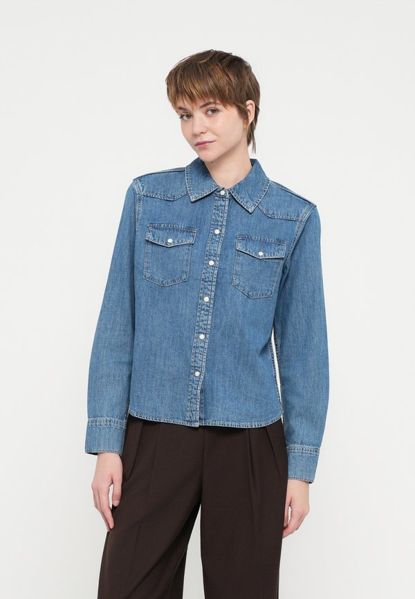 ONLY Denim ONLCHARLIZE Denim - Button-down blouse - medium blue denim