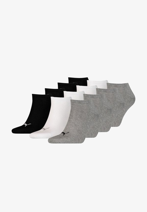 Puma 12 PACK - Sports socks -  grey/white/black