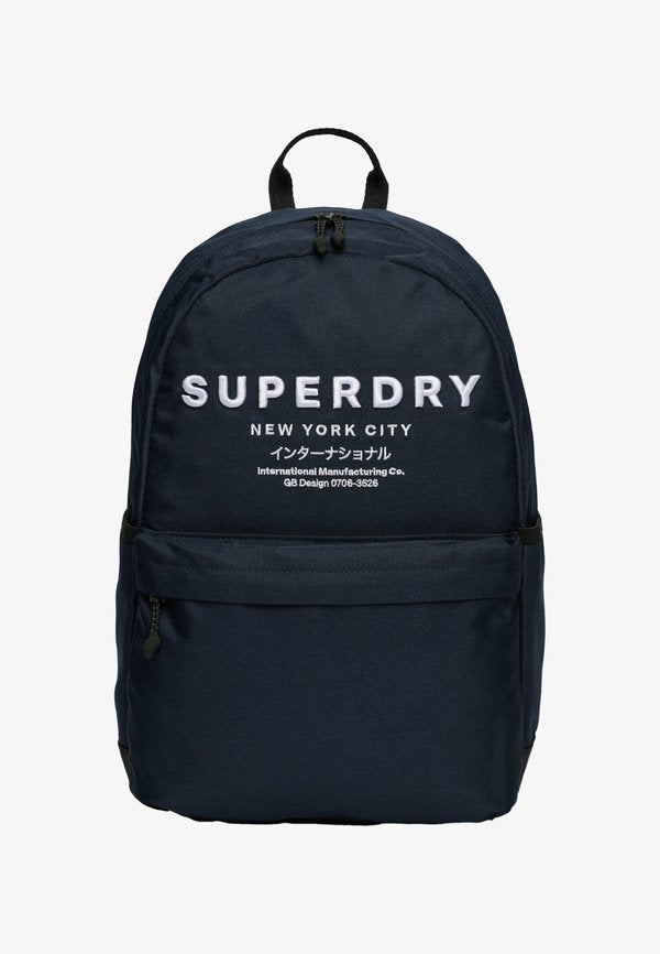 Superdry & Co LOGO GRAPHIC MONTANA - Backpack - eclipse navy
