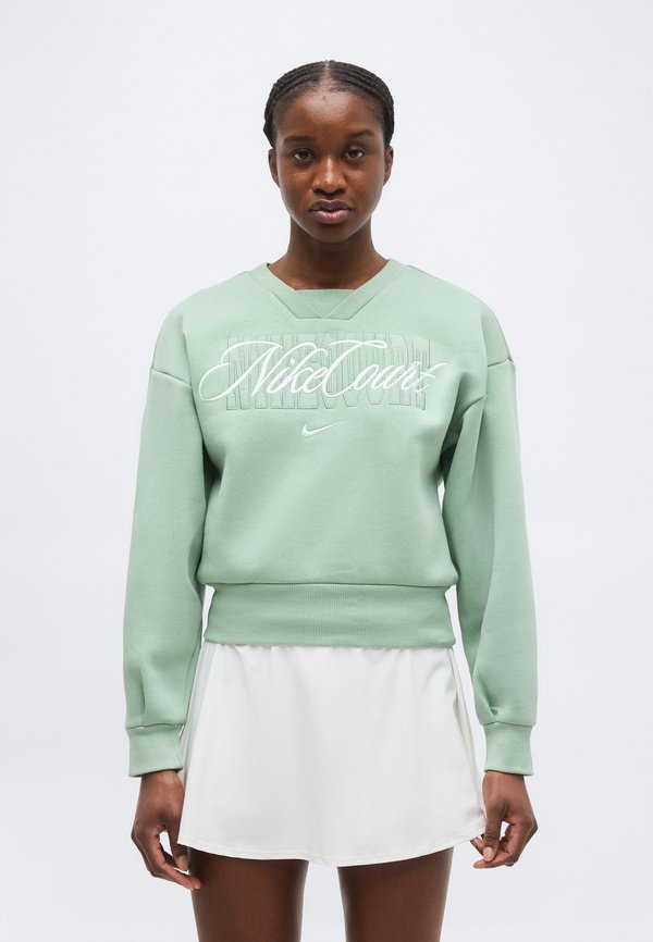 Nike Performance NIKECOURT - Sweatshirt - steam/barely green