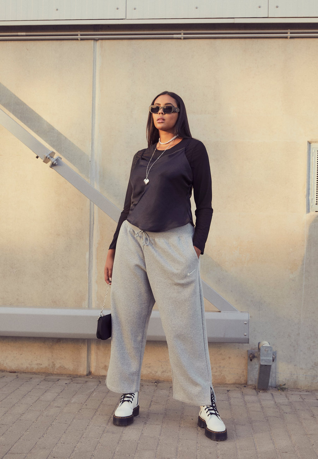 Nike Sportswear PHOENIX W NSW STYLE FLC HR PANT PLUS