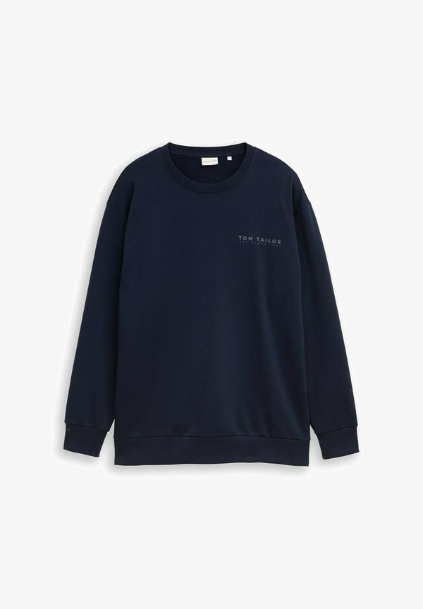 TOM TAILOR MIT LOGO-PRINT - Sweatshirt - sky captain blue