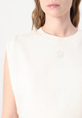 DKNY CREW NECK SLEEVELESS