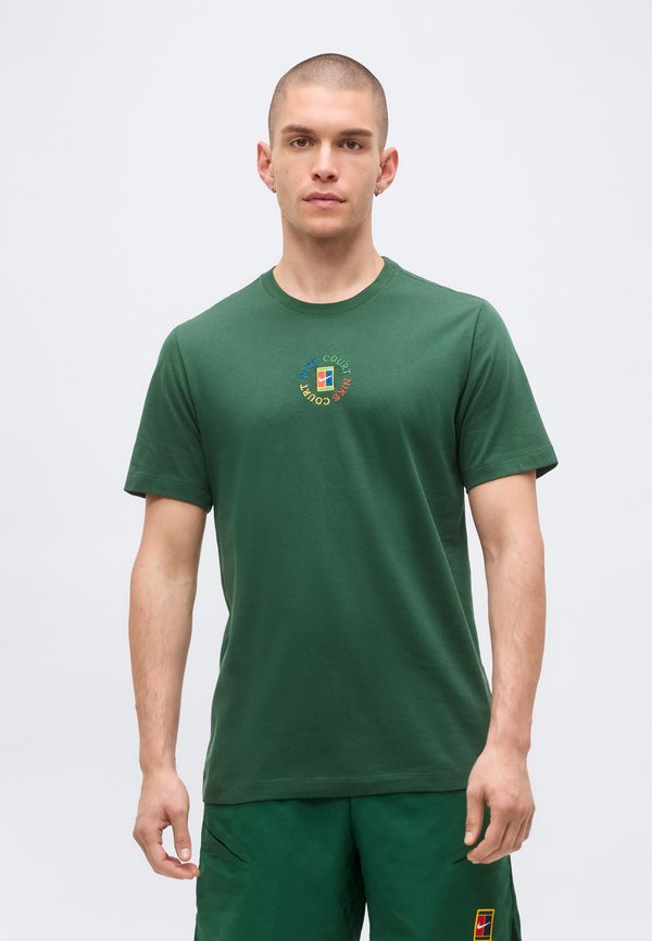 Nike Performance TEE HERITAGE - Sports T-shirt - fir