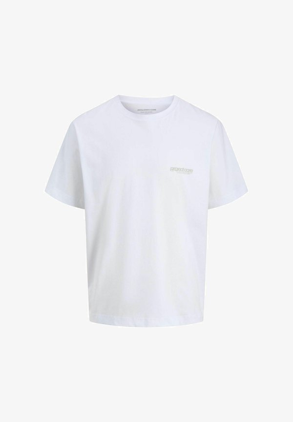 Jack & Jones Backprintet - Print T-shirt - bright white