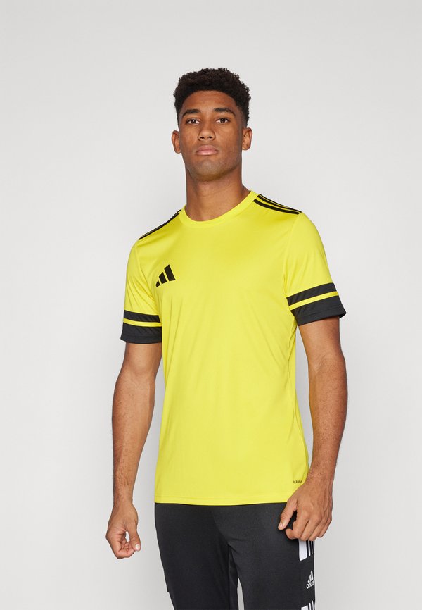 adidas Performance SQUADRA25 SHORT SLEEVE - Sports T-shirt - team yellow/black