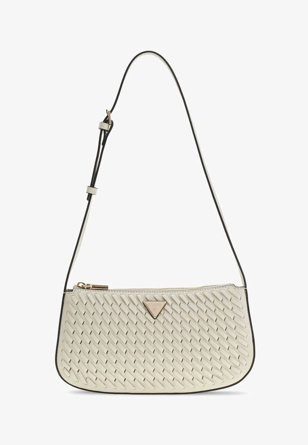 Guess KORA SHOULDER BAG - Handbag - weiß