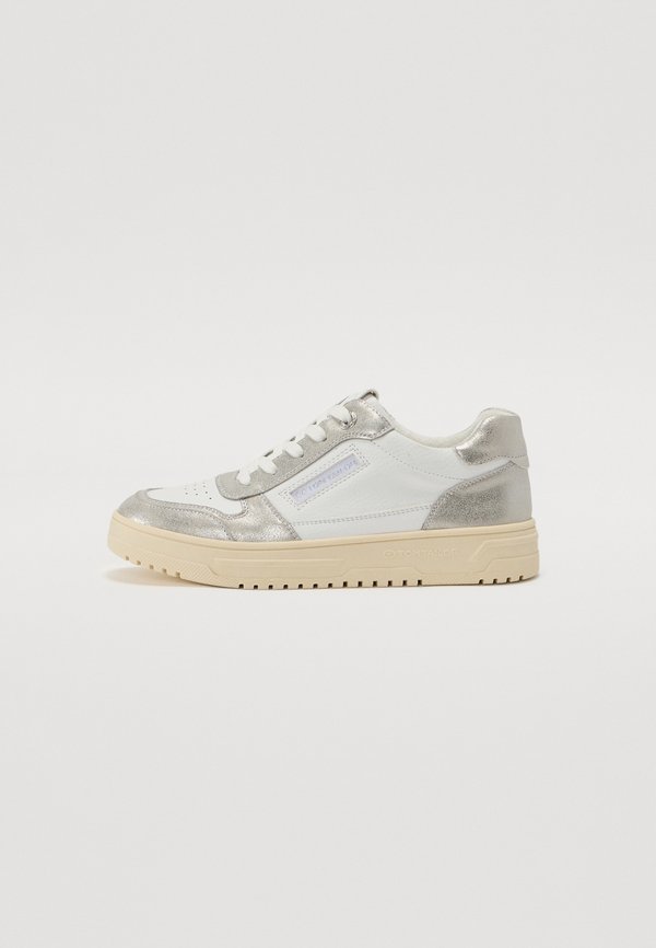 TOM TAILOR Trainers - silver/white