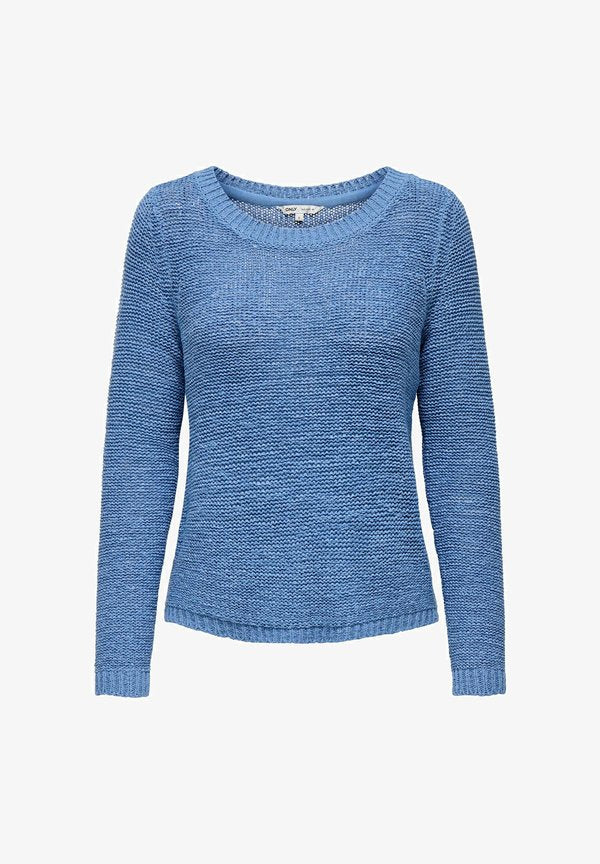 ONLY ONLGEENA XO L/S PULLOVER KNT NOOS - Jumper - riviera
