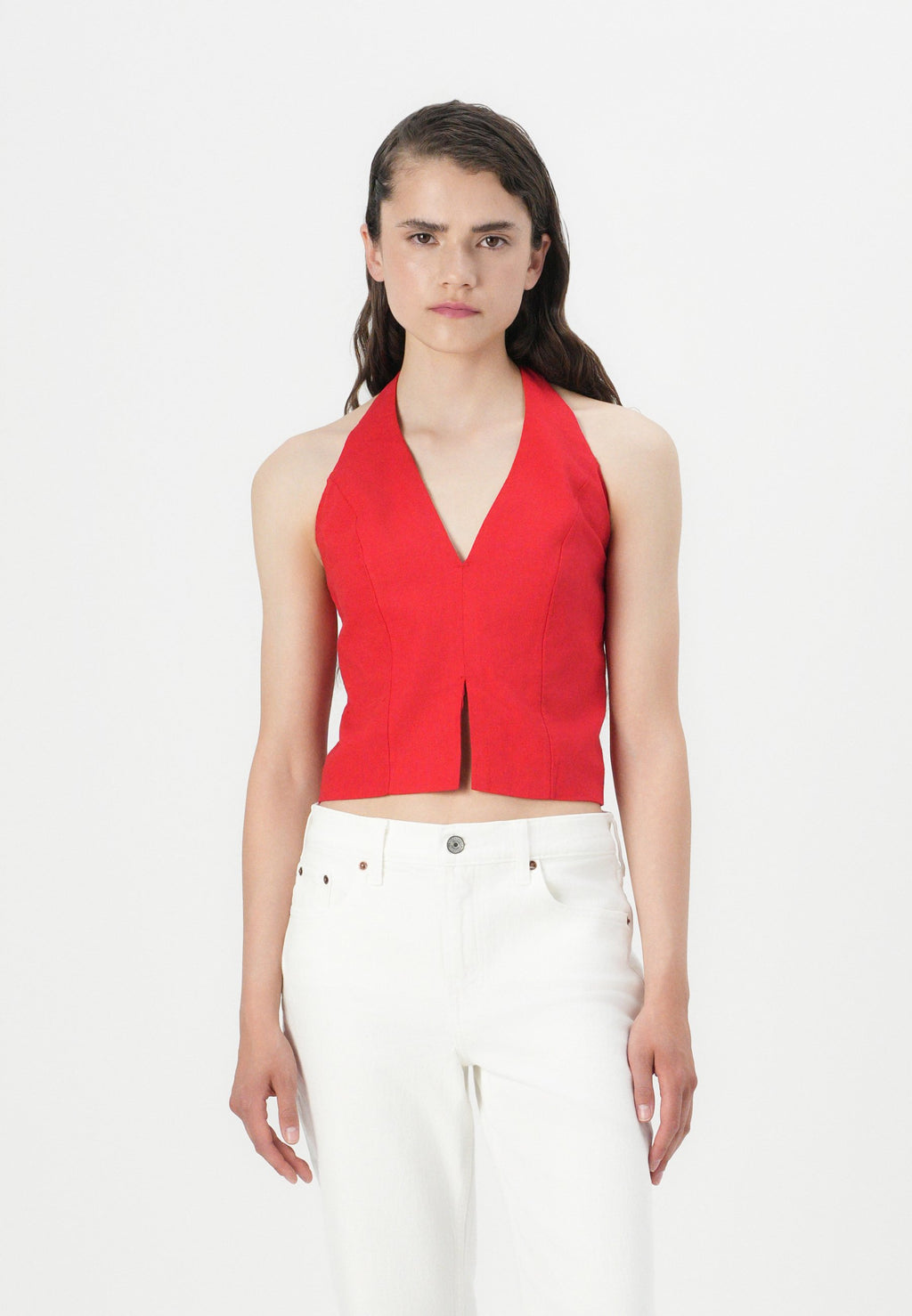 Abercrombie & Fitch BARE CLEAN FRONT HALTER VEST