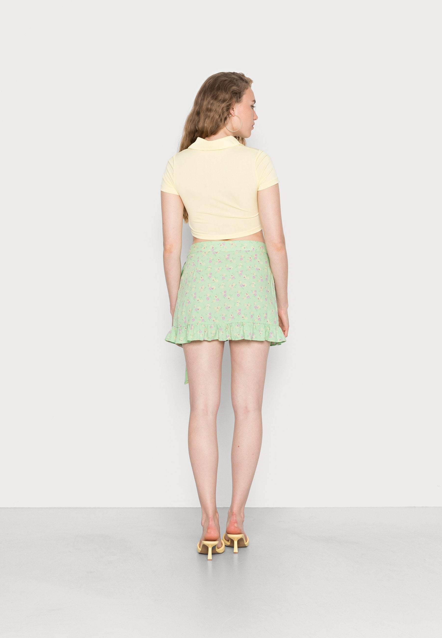 Nly by Nelly LOW WAIST FLOUNCE SKIRT
