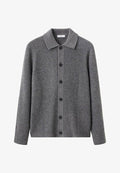 Mango Cardigan - mottled grey