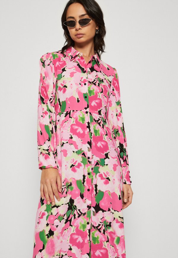 YAS Petite YASVIOLO LONG SHIRT DRESS