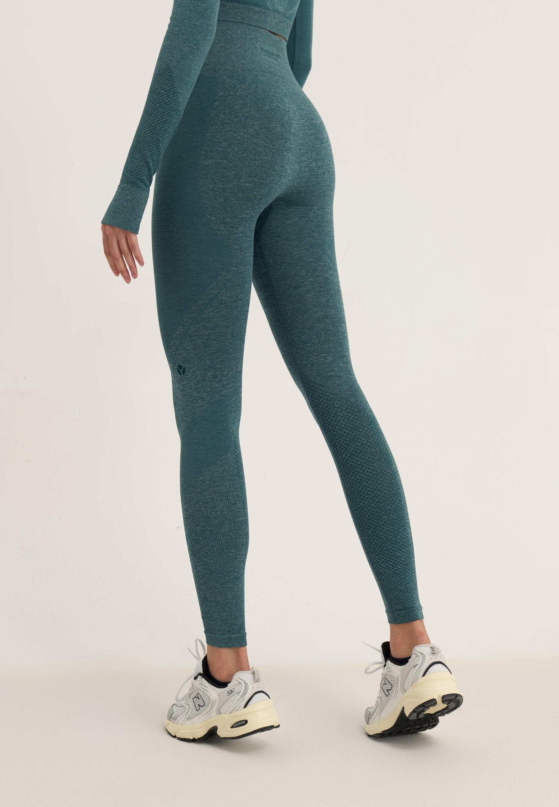 Even&Odd active 7/8 LENGTH HIGH RISE SEAMLESS LEGGINGS WITH CONTRAST PANEL