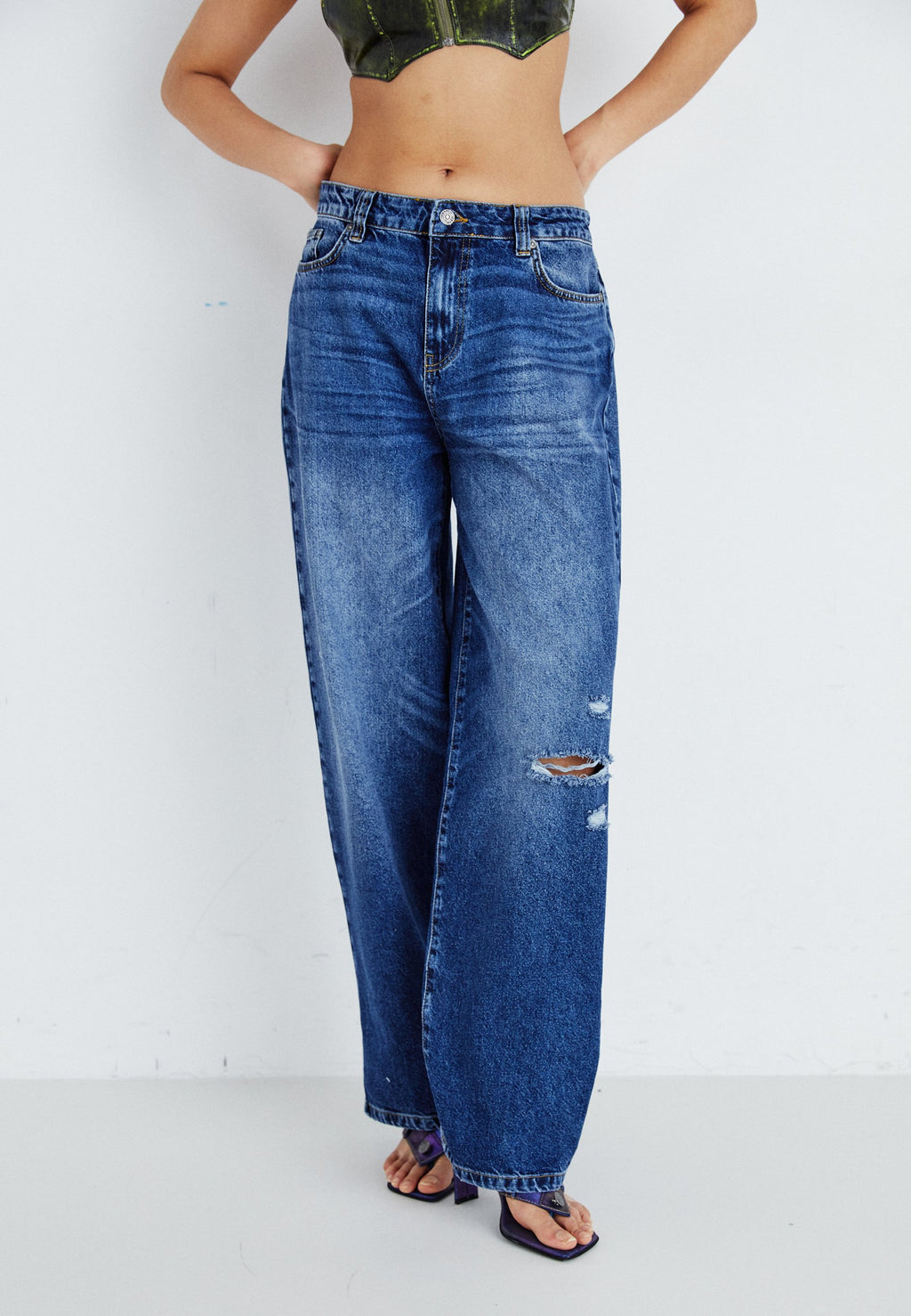 Jaded London BAGGY WITH TURN UP HEM