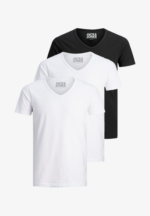 Jack & Jones Basic T-shirt - white/white/black