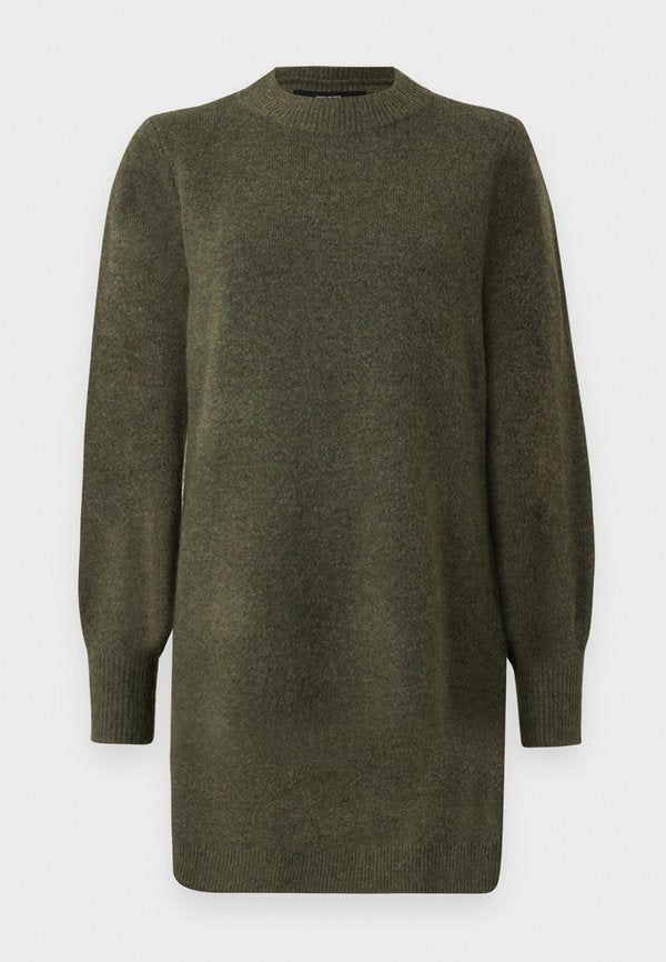 Vero Moda Knitted VMBESTI Short - Jumper dress - grape leaf