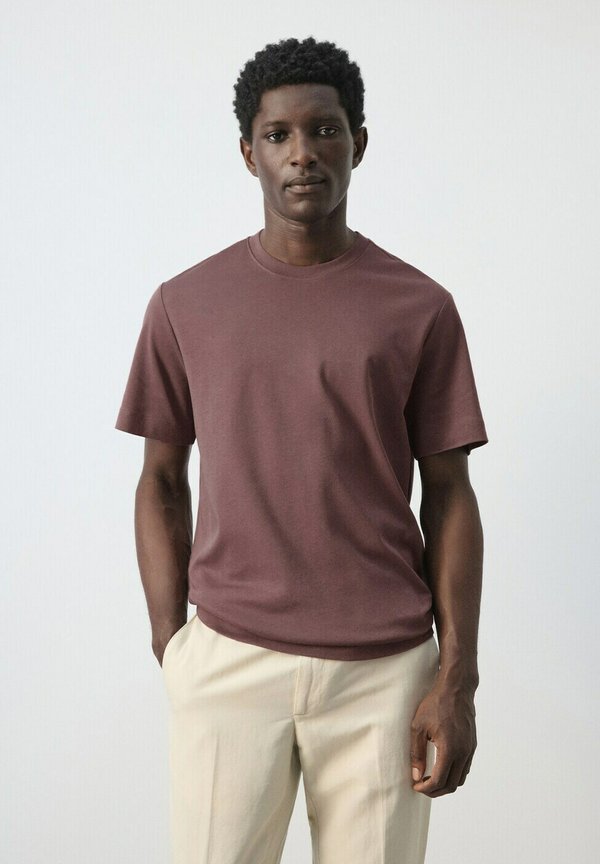 Mango ADULT - Basic T-shirt - mauve