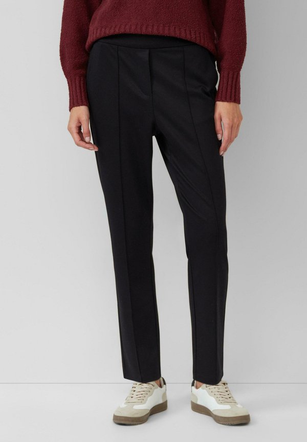 s.Oliver Trousers - schwarz