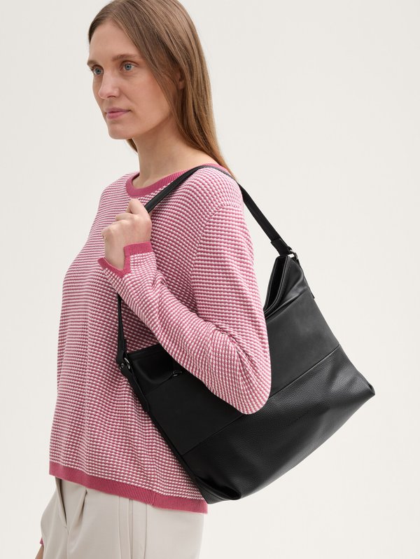 TOM TAILOR NICOLINA HOBO BAG M - Handbag - mixed black
