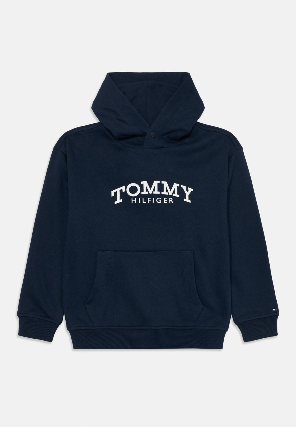 LOGO PRINT FLEECE HOODY Media 1