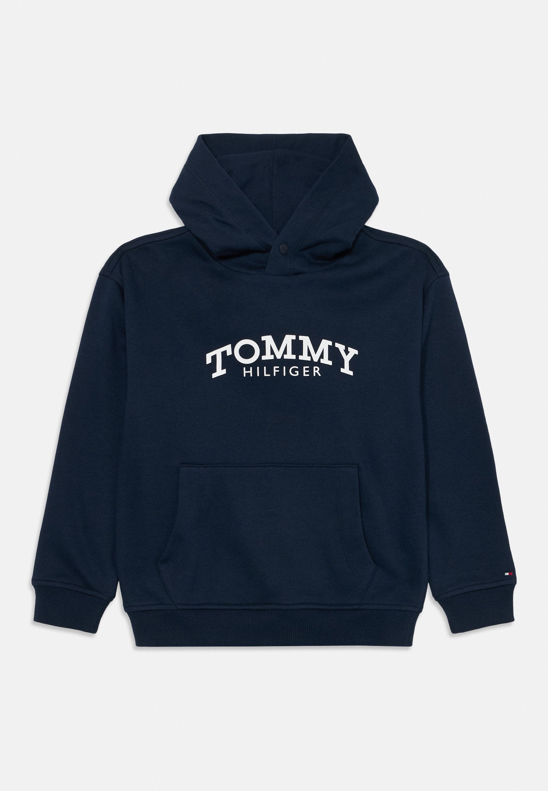 LOGO PRINT FLEECE HOODY Media 1