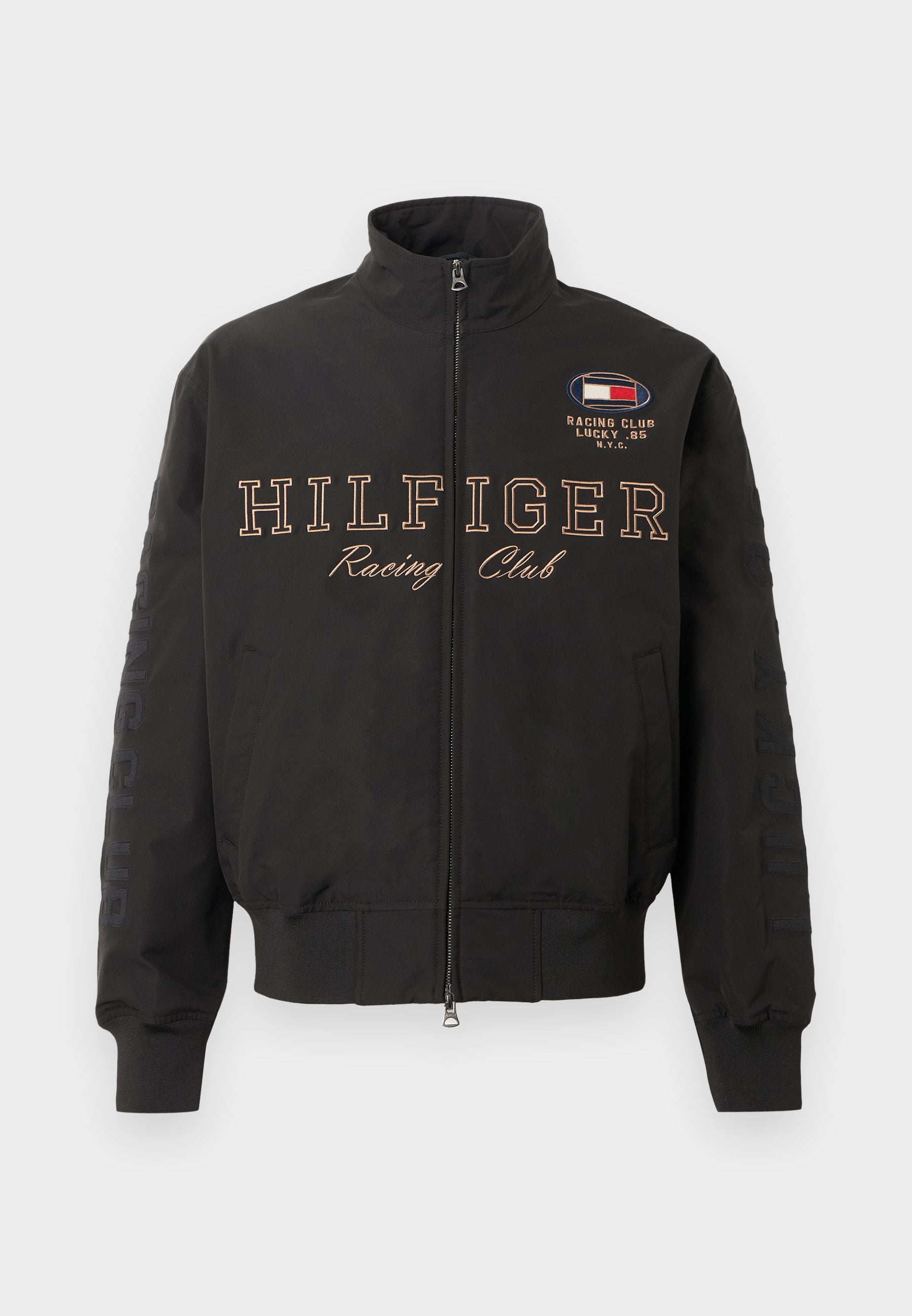 LOGO EMBROIDERY RACING JACKET Media 1