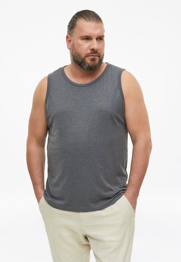 s.Oliver T-SHIRT - Top - schiefergrau