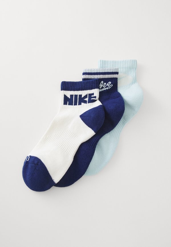 Nike Performance UNISEX 3 PACK - Sports socks - blue void(glacier blue)/sail(blue void)/glacier blue(sail)