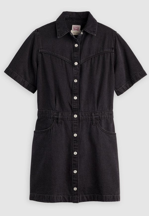 Levi's® LOGAN WESTERN DRESS - Denim dress - capturing moments