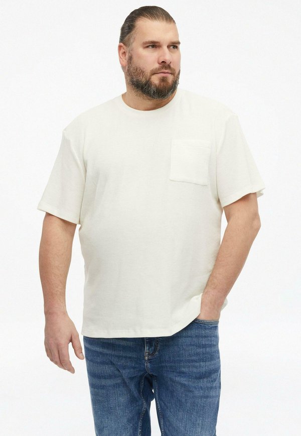 s.Oliver T-SHIRT - Basic T-shirt - creme