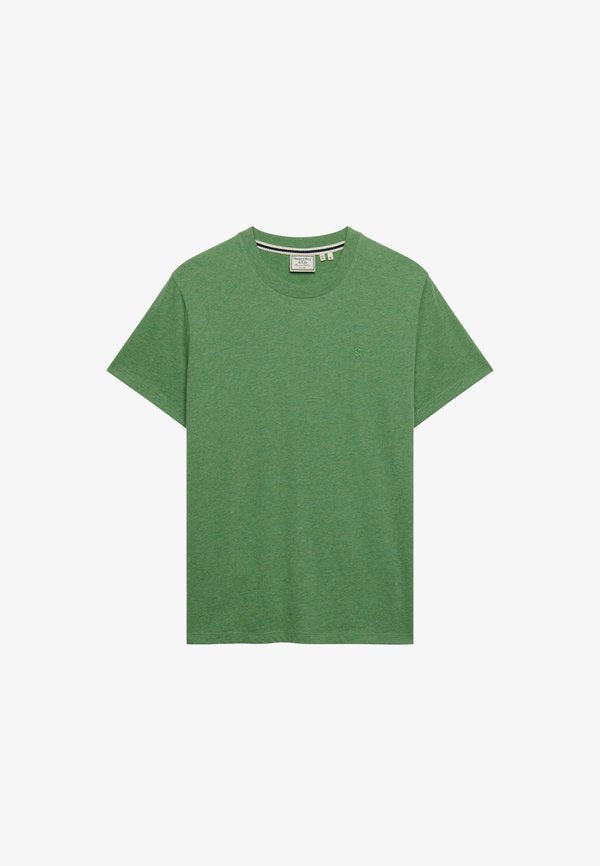 Superdry & Co SUPERDRY ESSENTIAL SERIF LOGO EMBROIDERED T-SHIRT.. - Basic T-shirt - light grey grindle feeder grey