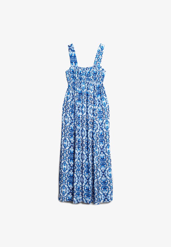 Superdry & Co TIE BACK - Maxi dress - tile print blue